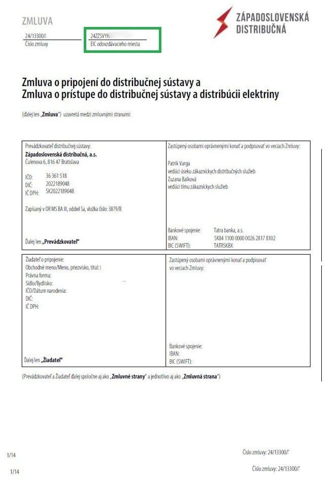 Zmluva o pripojení ZSD